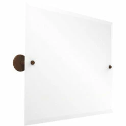 Prestige Monte Carlo Collection Frameless Rectangular Tilt Mirror With Beveled Edge By Allied Brass -Allied Brass Shop ai pmc93 abz s3