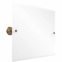 Prestige Monte Carlo Collection Frameless Rectangular Tilt Mirror With Beveled Edge By Allied Brass -Allied Brass Shop ai pmc93 bbr s3