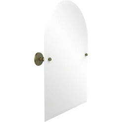 Prestige Monte Carlo Collection Frameless Arched Top Tilt Mirror With Beveled Edge By Allied Brass -Allied Brass Shop ai pmc94 abr s3