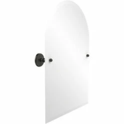 Prestige Monte Carlo Collection Frameless Arched Top Tilt Mirror With Beveled Edge By Allied Brass -Allied Brass Shop ai pmc94 orb s3