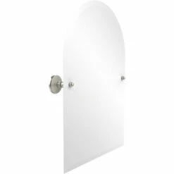 Prestige Monte Carlo Collection Frameless Arched Top Tilt Mirror With Beveled Edge By Allied Brass -Allied Brass Shop ai pmc94 pni s3