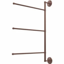 Prestige Que New Collection 3 Swing Arm Vertical 28 Inch Towel Bar By Allied Brass 17 Prestige Que New Collection 3 Swing Arm Vertical 28 Inch Towel Bar By Allied Brass -Allied Brass Shop ai pqn2731628 ca s3