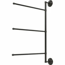 Prestige Que New Collection 3 Swing Arm Vertical 28 Inch Towel Bar By Allied Brass 18 Prestige Que New Collection 3 Swing Arm Vertical 28 Inch Towel Bar By Allied Brass -Allied Brass Shop ai pqn2731628 orb s3