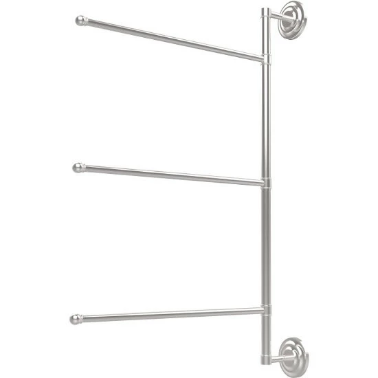 Prestige Que New Collection 3 Swing Arm Vertical 28 Inch Towel Bar By Allied Brass 7 Prestige Que New Collection 3 Swing Arm Vertical 28 Inch Towel Bar By Allied Brass - Image 7