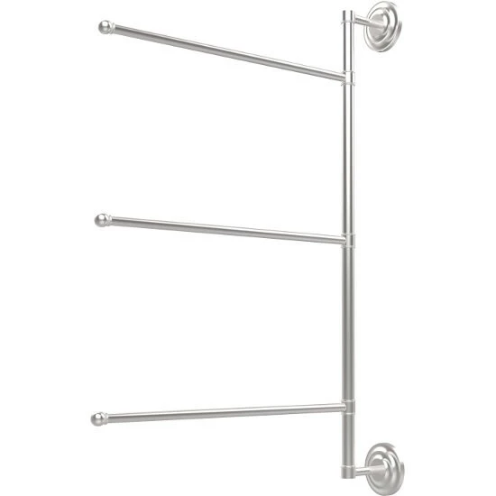 Prestige Que New Collection 3 Swing Arm Vertical 28 Inch Towel Bar By Allied Brass 11 Prestige Que New Collection 3 Swing Arm Vertical 28 Inch Towel Bar By Allied Brass - Image 11