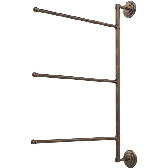 Prestige Que New Collection 3 Swing Arm Vertical 28 Inch Towel Bar By Allied Brass 13 Prestige Que New Collection 3 Swing Arm Vertical 28 Inch Towel Bar By Allied Brass - Image 13