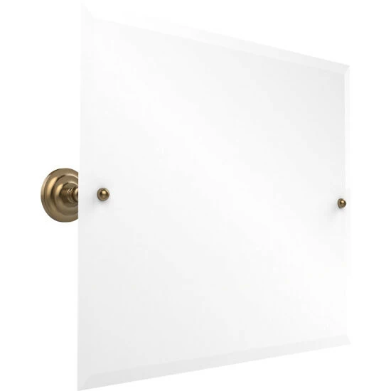 Prestige Que New Collection Frameless Rectangular Tilt Mirror With Beveled Edge By Allied Brass 5 Prestige Que New Collection Frameless Rectangular Tilt Mirror With Beveled Edge By Allied Brass - Image 5