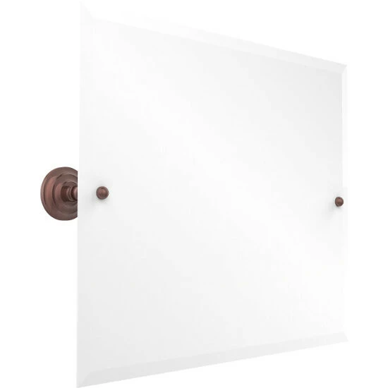 Prestige Que New Collection Frameless Rectangular Tilt Mirror With Beveled Edge By Allied Brass 9 Prestige Que New Collection Frameless Rectangular Tilt Mirror With Beveled Edge By Allied Brass - Image 9