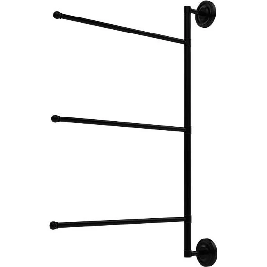 Prestige Regal Collection 3 Swing Arm Vertical 28 Inch Towel Bar By Allied Brass 3 Prestige Regal Collection 3 Swing Arm Vertical 28 Inch Towel Bar By Allied Brass - Image 3