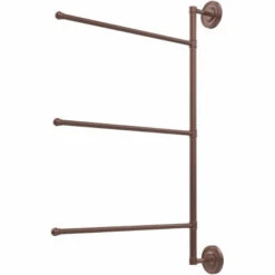 Prestige Regal Collection 3 Swing Arm Vertical 28 Inch Towel Bar By Allied Brass 17 Prestige Regal Collection 3 Swing Arm Vertical 28 Inch Towel Bar By Allied Brass -Allied Brass Shop ai pr2731628 ca s3