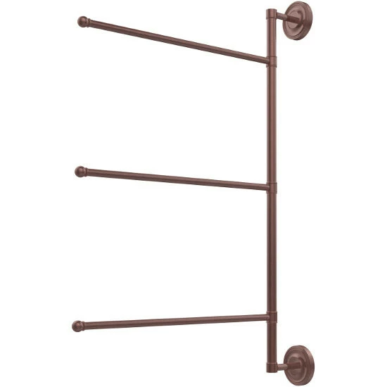 Prestige Regal Collection 3 Swing Arm Vertical 28 Inch Towel Bar By Allied Brass 4 Prestige Regal Collection 3 Swing Arm Vertical 28 Inch Towel Bar By Allied Brass - Image 4