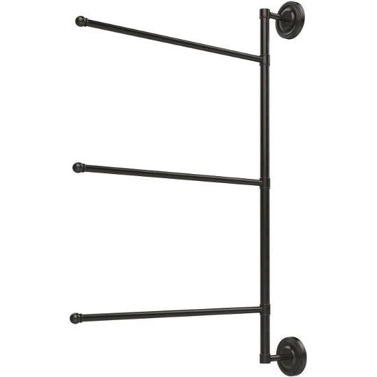 Prestige Regal Collection 3 Swing Arm Vertical 28 Inch Towel Bar By Allied Brass 5 Prestige Regal Collection 3 Swing Arm Vertical 28 Inch Towel Bar By Allied Brass - Image 5