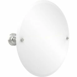 Prestige Regal Collection Frameless Round Tilt Mirror With Beveled Edge By Allied Brass -Allied Brass Shop ai pr90 pc s3