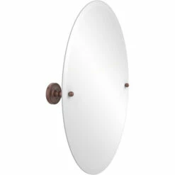Prestige Regal Collection Frameless Round Tilt Mirror With Beveled Edge By Allied Brass -Allied Brass Shop ai pr91 ca s3