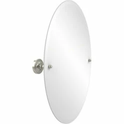 Prestige Regal Collection Frameless Round Tilt Mirror With Beveled Edge By Allied Brass -Allied Brass Shop ai pr91 pni s3