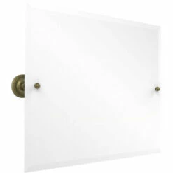 Prestige Regal Collection Frameless Rectangular Tilt Mirror With Beveled Edge By Allied Brass