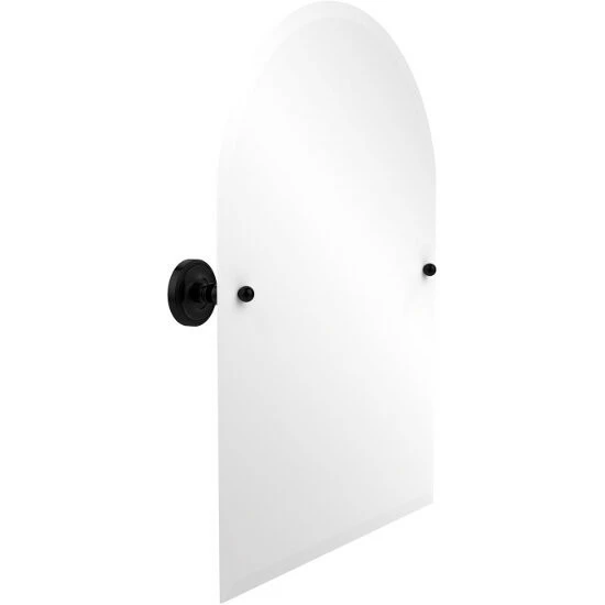 Prestige Regal Collection Frameless Arched Top Tilt Mirror With Beveled Edge By Allied Brass 3 Prestige Regal Collection Frameless Arched Top Tilt Mirror With Beveled Edge By Allied Brass - Image 3