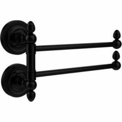 Prestige Regal Collection 2 Swing Arm Towel Rail By Allied Brass -Allied Brass Shop ai prgtb2 bkm s3