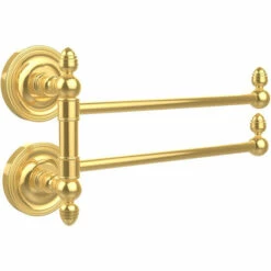 Prestige Regal Collection 2 Swing Arm Towel Rail By Allied Brass -Allied Brass Shop ai prgtb2 pb s3