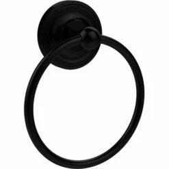 Allied Brass Regal Collection Towel Ring -Allied Brass Shop ai r16 bkm s3