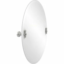 Retro Dot Collection Frameless Round Tilt Mirror With Beveled Edge By Allied Brass -Allied Brass Shop ai rd91 pc s3