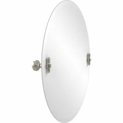 Retro Dot Collection Frameless Round Tilt Mirror With Beveled Edge By Allied Brass -Allied Brass Shop ai rd91 pni s3