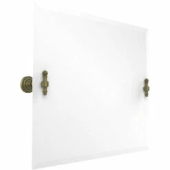 Retro Dot Collection Frameless Rectangular Tilt Mirror With Beveled Edge By Allied Brass
