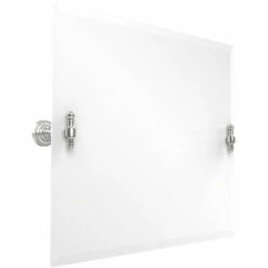 Retro Dot Collection Frameless Rectangular Tilt Mirror With Beveled Edge By Allied Brass -Allied Brass Shop ai rd93 pc s3