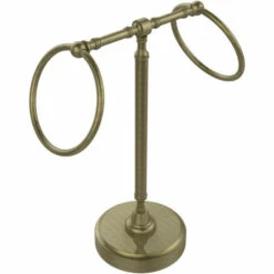 Allied Brass Retro-Dot Collection Guest Towel Holder With Two Rings -Allied Brass Shop ai rdm3 abr s3