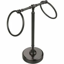 Allied Brass Retro-Dot Collection Guest Towel Holder With Two Rings -Allied Brass Shop ai rdm3 orb s3