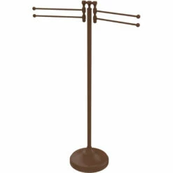 Allied Brass Retro-Dot Collection 4-Arm Towel Stand