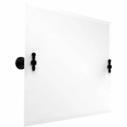 Retro Wave Collection Frameless Rectangular Tilt Mirror With Beveled Edge By Allied Brass 26 Retro Wave Collection Frameless Rectangular Tilt Mirror With Beveled Edge By Allied Brass -Allied Brass Shop ai rw93 bkm s3
