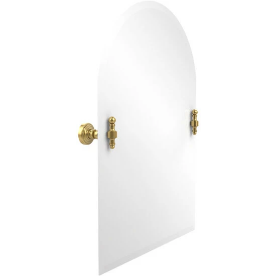 Retro Wave Collection Frameless Arched Top Tilt Mirror With Beveled Edge By Allied Brass 6 Retro Wave Collection Frameless Arched Top Tilt Mirror With Beveled Edge By Allied Brass - Image 6