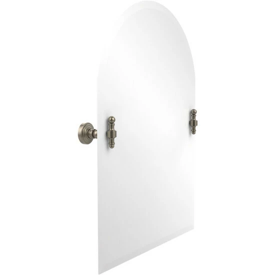 Retro Wave Collection Frameless Arched Top Tilt Mirror With Beveled Edge By Allied Brass 8 Retro Wave Collection Frameless Arched Top Tilt Mirror With Beveled Edge By Allied Brass - Image 8