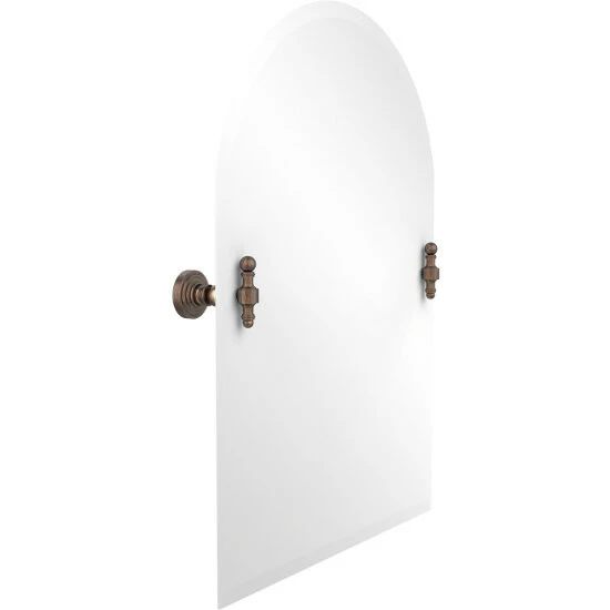 Retro Wave Collection Frameless Arched Top Tilt Mirror With Beveled Edge By Allied Brass 13 Retro Wave Collection Frameless Arched Top Tilt Mirror With Beveled Edge By Allied Brass - Image 13
