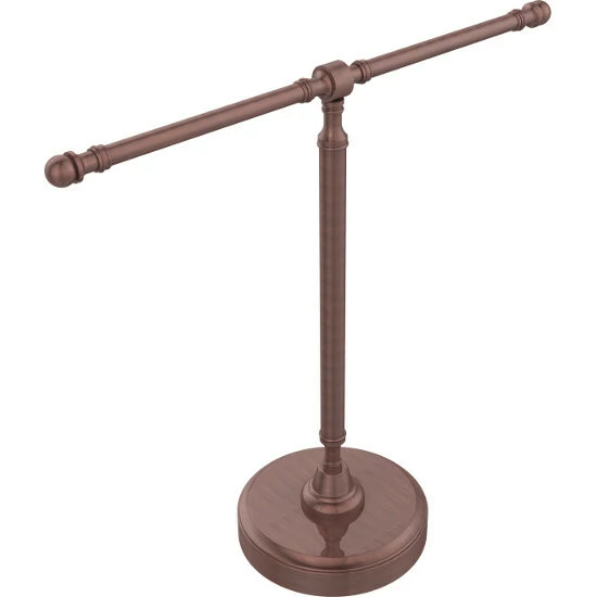 Allied Brass Retro-Wave Collection Guest Towel Holder With Two Arms 4 Allied Brass Retro-Wave Collection Guest Towel Holder With Two Arms - Image 4