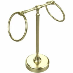 Allied Brass Retro-Wave Collection Guest Towel Holder With Two Rings 23 Allied Brass Retro-Wave Collection Guest Towel Holder With Two Rings -Allied Brass Shop ai rwm3 sbr s3