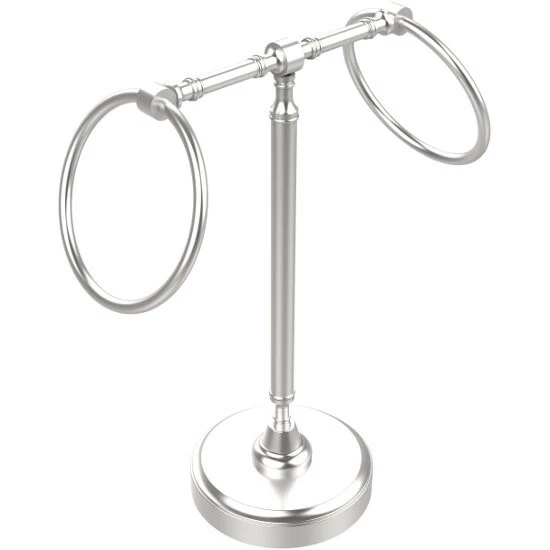 Allied Brass Retro-Wave Collection Guest Towel Holder With Two Rings 11 Allied Brass Retro-Wave Collection Guest Towel Holder With Two Rings - Image 11