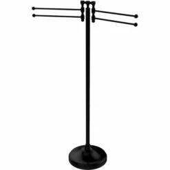 Allied Brass Retro-Wave Collection Floor Towel Stand -Allied Brass Shop ai rwm8 bkm s3