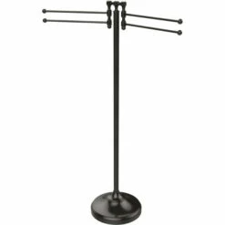 Allied Brass Retro-Wave Collection Floor Towel Stand -Allied Brass Shop ai rwm8 orb s3
