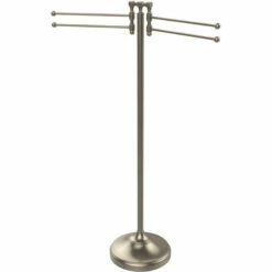 Allied Brass Retro-Wave Collection Floor Towel Stand -Allied Brass Shop ai rwm8 pew s3