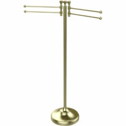Allied Brass Retro-Wave Collection Floor Towel Stand -Allied Brass Shop ai rwm8 sbr s3