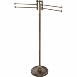 Allied Brass Retro-Wave Collection Floor Towel Stand -Allied Brass Shop ai rwm8 vb s3
