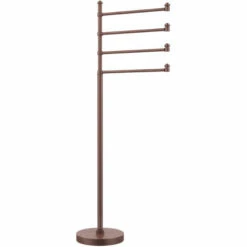 Southbeach Collection Free Standing 4 Pivoting Swing Arm Towel Stand By Allied Brass -Allied Brass Shop ai sb84 ca s3