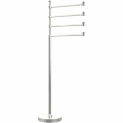 Southbeach Collection Free Standing 4 Pivoting Swing Arm Towel Stand By Allied Brass -Allied Brass Shop ai sb84 pc s3