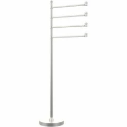 Southbeach Collection Free Standing 4 Pivoting Swing Arm Towel Stand By Allied Brass -Allied Brass Shop ai sb84 sch s3