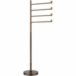 Southbeach Collection Free Standing 4 Pivoting Swing Arm Towel Stand By Allied Brass -Allied Brass Shop ai sb84 vb s3