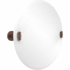 Southbeach Collection Frameless Round Tilt Mirror With Beveled Edge By Allied Brass -Allied Brass Shop ai sb90 ca s3