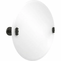 Southbeach Collection Frameless Round Tilt Mirror With Beveled Edge By Allied Brass -Allied Brass Shop ai sb90 orb s3