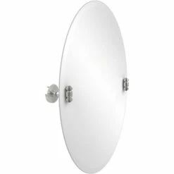 Southbeach Collection Frameless Round Tilt Mirror With Beveled Edge By Allied Brass -Allied Brass Shop ai sb91 pc s3